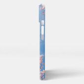 氷と雪 |さくらんぼの花々富士山ジャパン iPhoneケース (左側面)