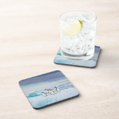 氷と雪 アデリーペンギン南極 コースター (右側)