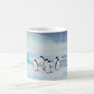 氷と雪 アデリーペンギン南極 コーヒーマグカップ