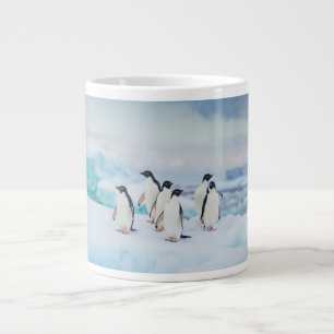 氷と雪 アデリーペンギン南極 ジャンボコーヒーマグカップ