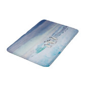 氷と雪 アデリーペンギン南極 バスマット (アングル)