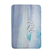 氷と雪 アデリーペンギン南極 バスマット (正面縦)