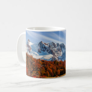 氷と雪  アルゼンチンパタゴニア，エルカルテン コーヒーマグカップ