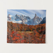 氷と雪 |アルゼンチンパタゴニア,エルカルテン タペストリー (正面(横))