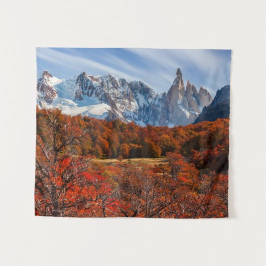 氷と雪 |アルゼンチンパタゴニア,エルカルテン タペストリー (正面(横))