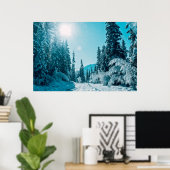 氷と雪 |アルタイ自然保護区（ロシア） ポスター (ホームオフィス)