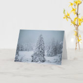 氷と雪 |ウッドランド、スイスアルプス カード (黄色い花)