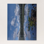 氷と雪 |オレゴン州スパークス湖 ジグソーパズル (縦)