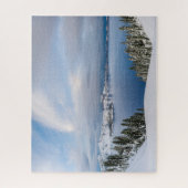 氷と雪 |オレゴン湖クレーター ジグソーパズル (縦)