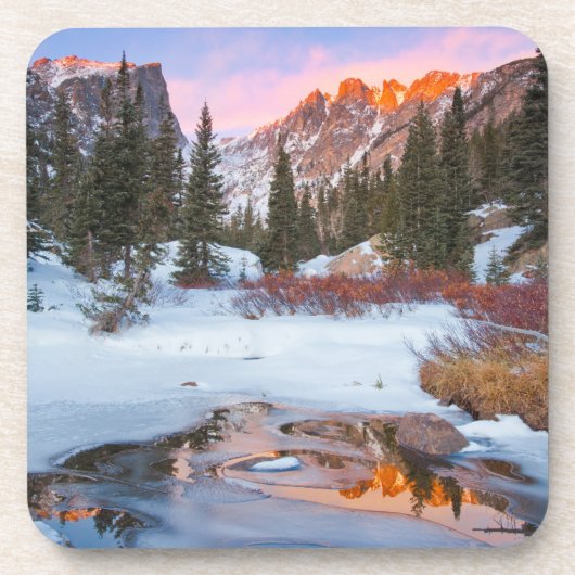 氷と雪 |コロラド州エステス・パーク コースター (正面)