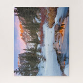 氷と雪 |コロラド州エステス・パーク ジグソーパズル (縦)