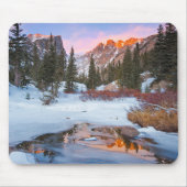 氷と雪 |コロラド州エステス・パーク マウスパッド (正面)