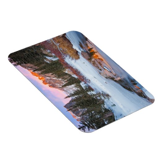 氷と雪 |コロラド州エステス・パーク マグネット (右側)