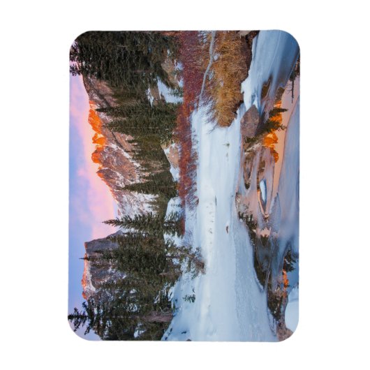 氷と雪 |コロラド州エステス・パーク マグネット (縦)
