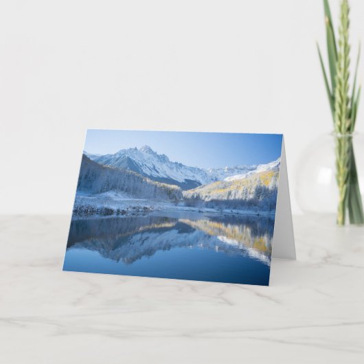 氷と雪 |コロラド州，シルバートン カード (正面)