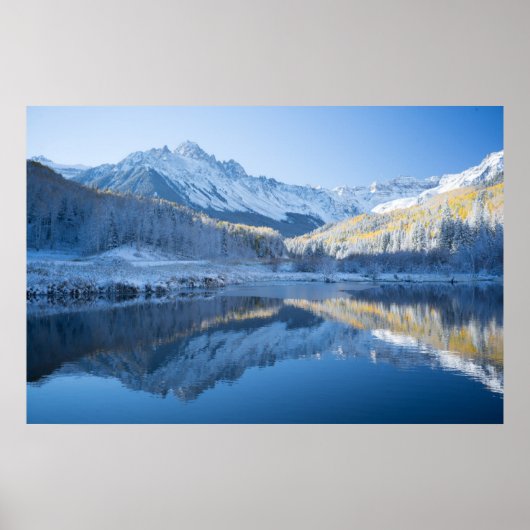 氷と雪 |コロラド州，シルバートン ポスター (正面)