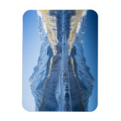 氷と雪 |コロラド州，シルバートン マグネット (縦)