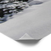 氷と雪 |サンライズ冬の雪アルバータ，カナダ ポスター (角)