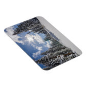 氷と雪 |サンライズ冬の雪アルバータ，カナダ マグネット (右側)