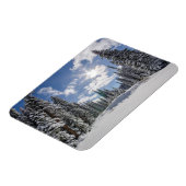 氷と雪 |サンライズ冬の雪アルバータ，カナダ マグネット (左側)