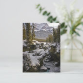 氷と雪 |ジャスパー国立公園アルバータ,カナダ ポストカード (スタンド正面)