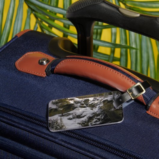 氷と雪 |ジャスパー国立公園アルバータ，カナダ ラゲッジタグ (正面インサイチュ3)