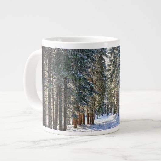 氷と雪 |タトラ山脈，ポーランド ジャンボコーヒーマグカップ (正面左)