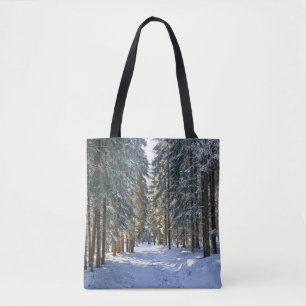 氷と雪 タトラ山脈,ポーランド トートバッグ