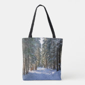 氷と雪 |タトラ山脈，ポーランド トートバッグ (裏面)