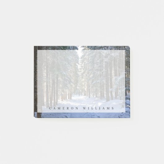 氷と雪 |タトラ山脈,ポーランド ポストイット (正面)
