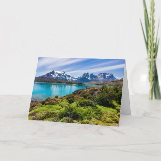 氷と雪 |チリ，パタゴニア，ペホ湖 カード (正面)