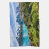 氷と雪 |チリ，パタゴニア，ペホ湖 キッチンタオル (縦)