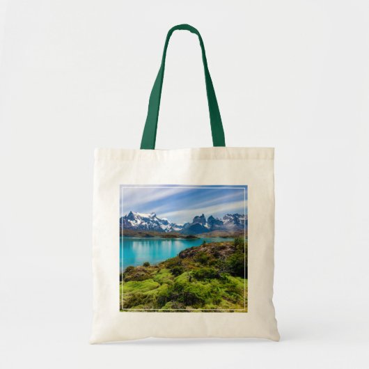 氷と雪 |チリ,パタゴニア,ペホ湖 トートバッグ (正面)