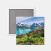 氷と雪 |チリ,パタゴニア,ペホ湖 マグネット (正面/裏面)