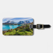 氷と雪 |チリ，パタゴニア，ペホ湖 ラゲッジタグ (正面横)