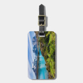 氷と雪 |チリ，パタゴニア，ペホ湖 ラゲッジタグ (正面縦)