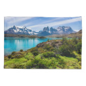 氷と雪 |チリ，パタゴニア，ペホ湖 枕カバー (裏面)