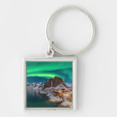 氷と雪 |ノーザンライト、ノルウェー キーホルダー (正面)