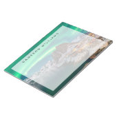 氷と雪 |ノーザンライト、ノルウェー ノートパッド (アングル)