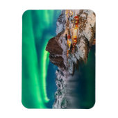 氷と雪 |ノーザンライト、ノルウェー マグネット (縦)