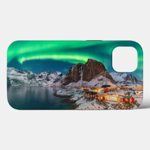 氷と雪 ノーザンライト、ノルウェー iPhone 13ケース