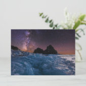 氷と雪 |バイカル湖、シベリア、ロシア サンキューカード (スタンド正面)