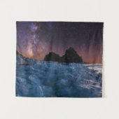 氷と雪 |バイカル湖、シベリア、ロシア タペストリー (正面(横))