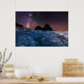 氷と雪 |バイカル湖、シベリア、ロシア ポスター (キッチン)