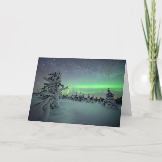 氷と雪 |パラス・イルラスタントゥリ国立公園 カード (正面)