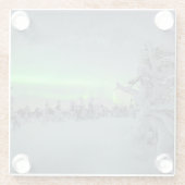 氷と雪 |パラス・イルラスタントゥリ国立公園 ガラスコースター (裏面)