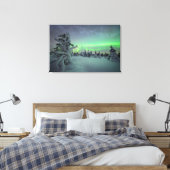 氷と雪 |パラス・イルラスタントゥリ国立公園 キャンバスプリント (インサイチュ (寝室))