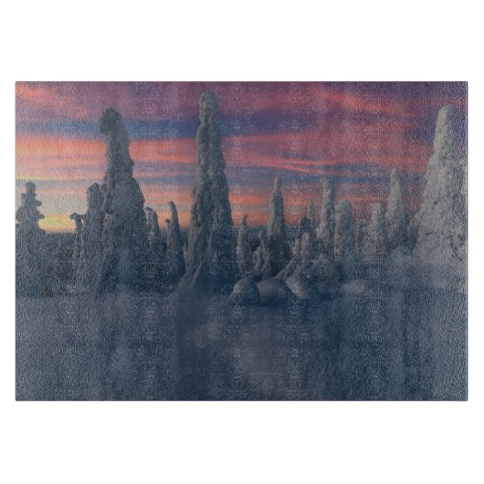 氷と雪 |フィンランド、ラップランド カッティングボード (正面)