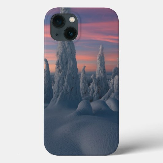氷と雪 |フィンランド、ラップランド Case-Mate iPhoneケース (裏面)