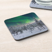 氷と雪 |フィンランド、冬の風景 コースター (左側)